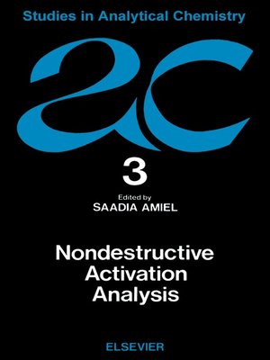 cover image of Nondestructive Activation Analysis